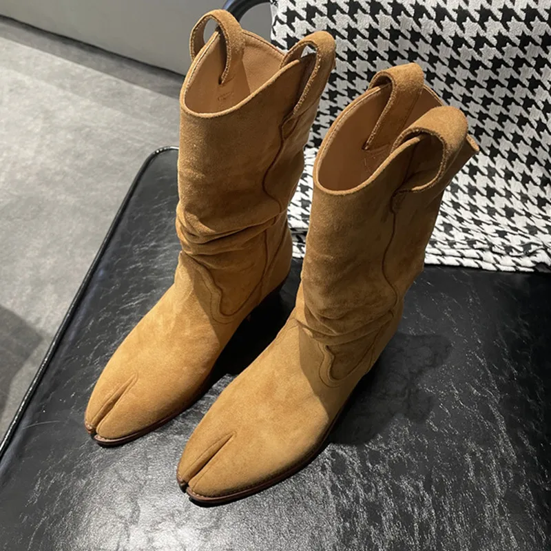 Vintage Fashion Designer - Mode Vintage bottes bout fendu coréen
