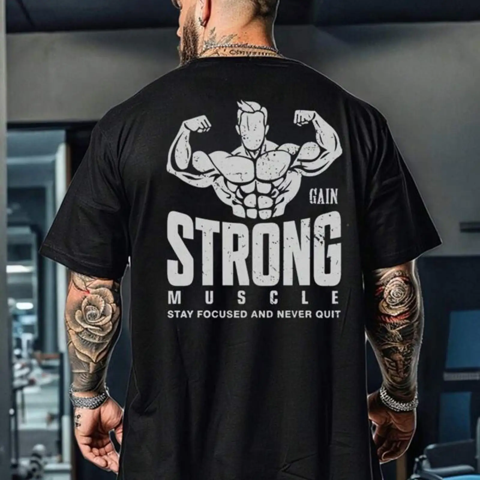Vintage Fashion Herren - Gagnez des muscles solides, restez concentré.