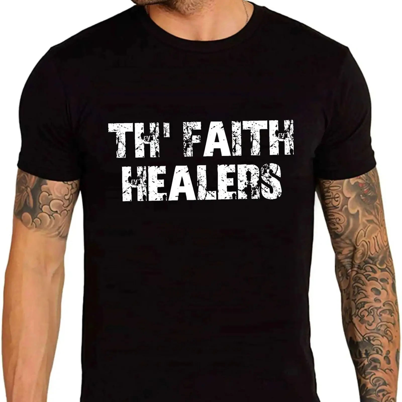 Vintage Fashion Herren - T-shirt graphique pour homme Die Wunderheiler