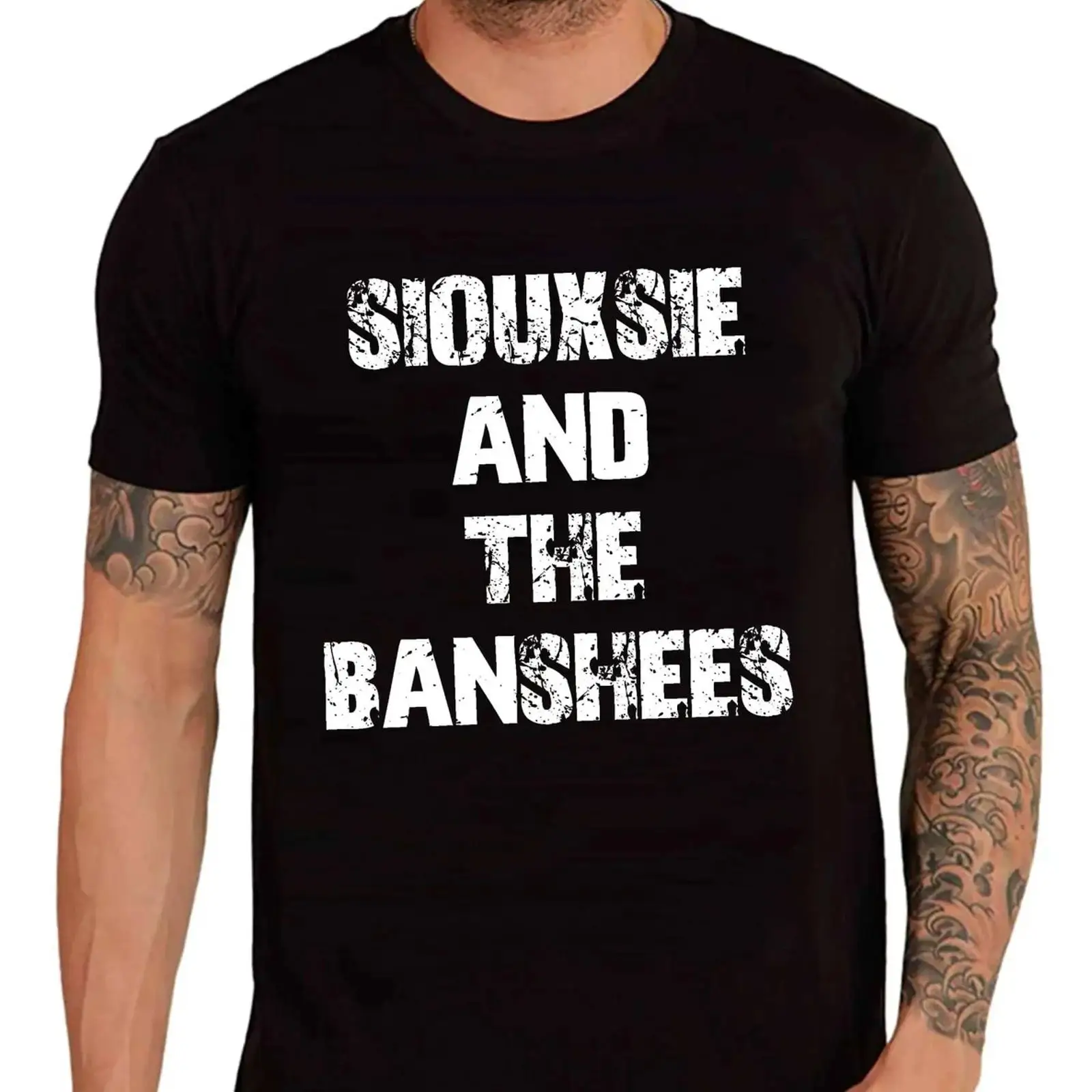 Vintage Fashion Herren - T-shirt graphique pour homme Siouxsie and