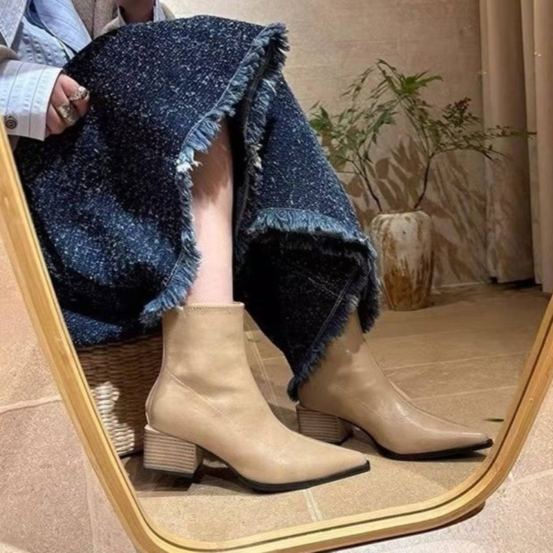 Vintage Fashion Online - Bottines pour femmes à bout pointu
