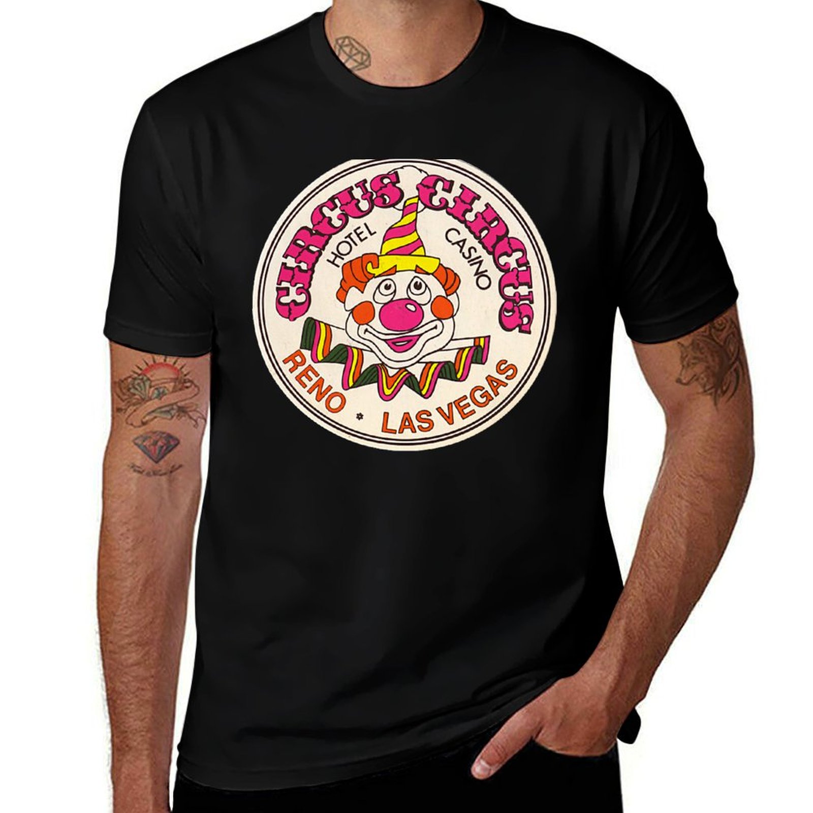 Vintage Vegas Fashion - T-shirt Circus Circus Casino Hotel Vintage