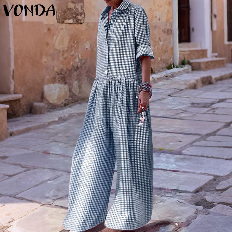 Vintage Fashion Plus Size - Grande taille 5XL VONDA Vintage combinaisons