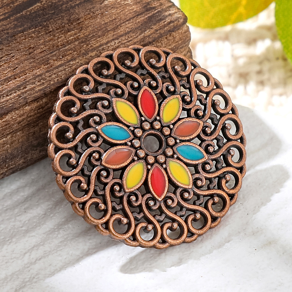 Vintage Fashion Ai - Breloques et pendentifs ronds vintage en