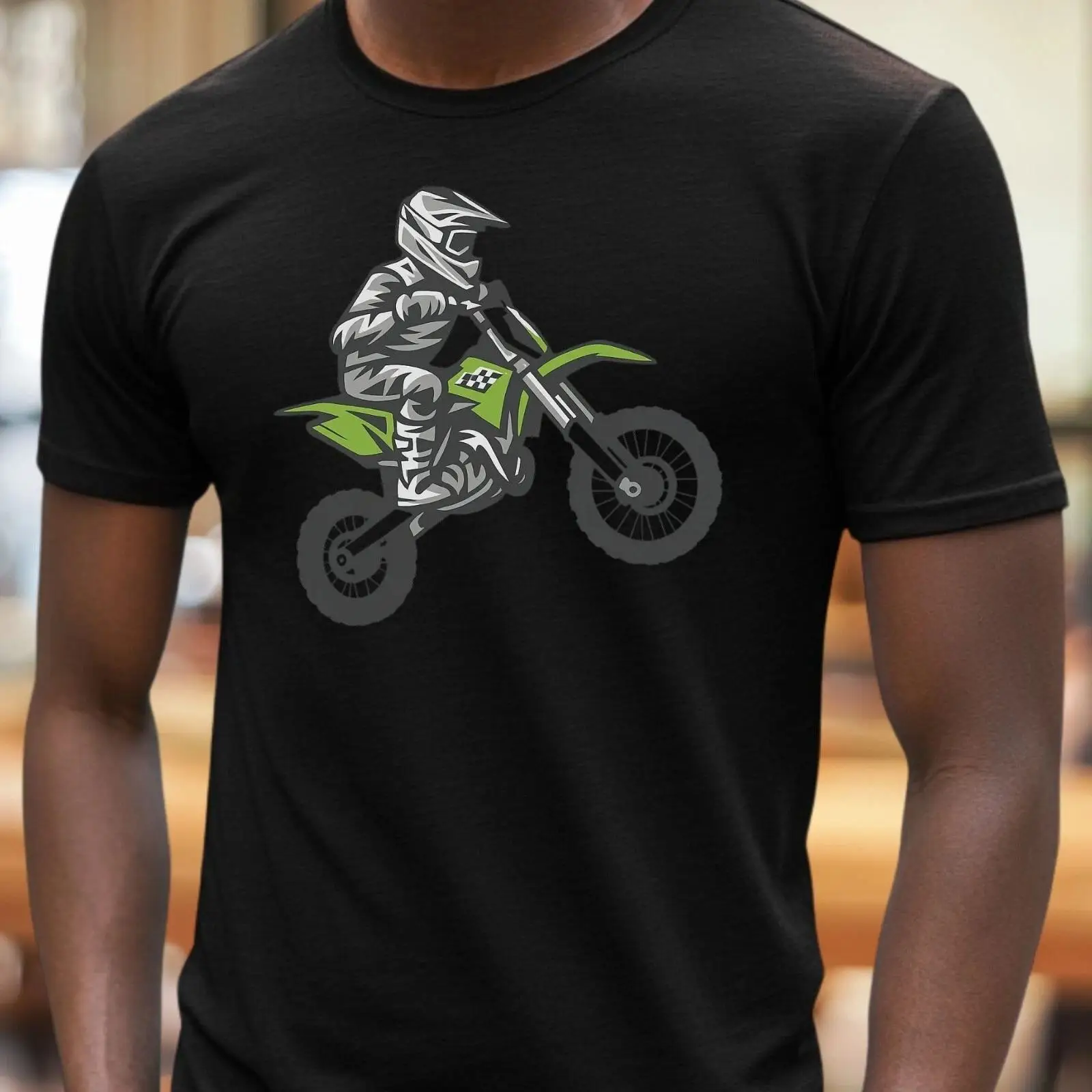T-shirt Homme Enfant Motocross - Vintage Fashion Herren avis et prix
