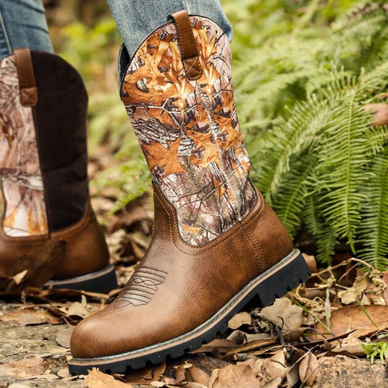 Bottes de cowboy à enfiler pou - Vintage Fashion Plus Size avis et prix
