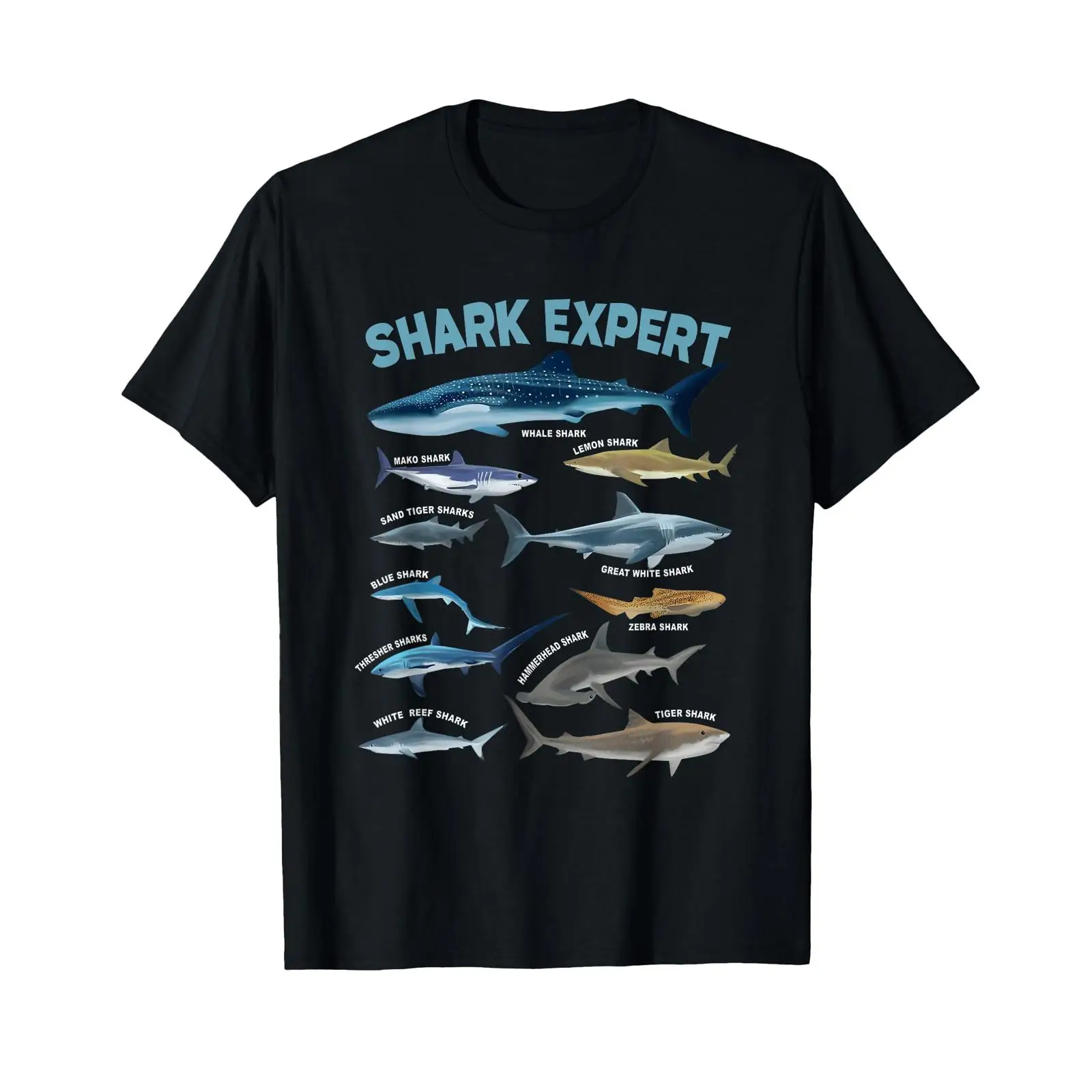 T-shirt Shark Expert Guide ave - Vintage Fashion Expert avis et prix