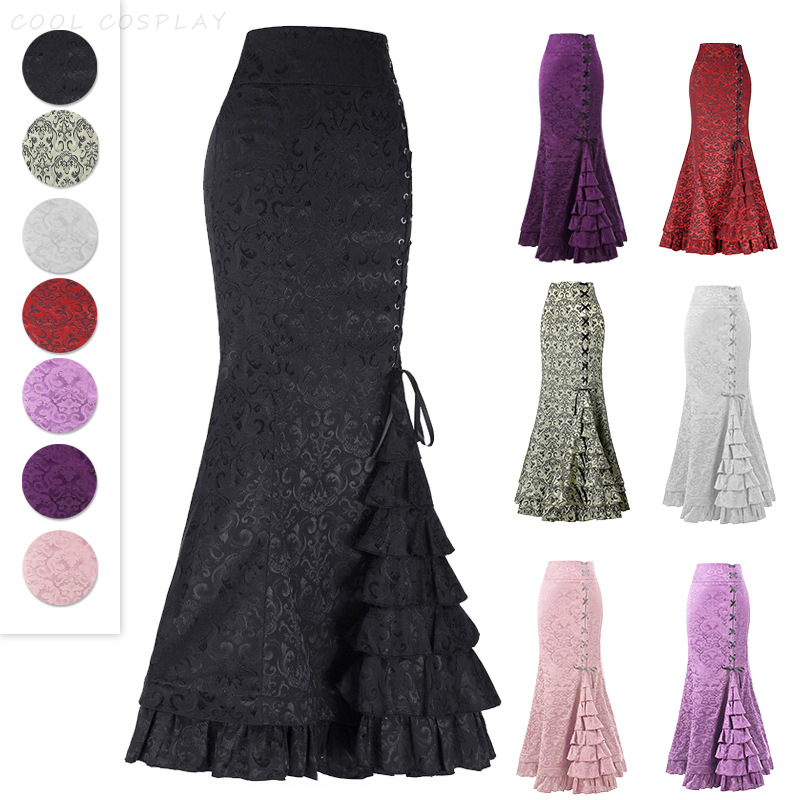 Jupes longues femmes Punk queu - Vintage Fashion Ai avis et prix