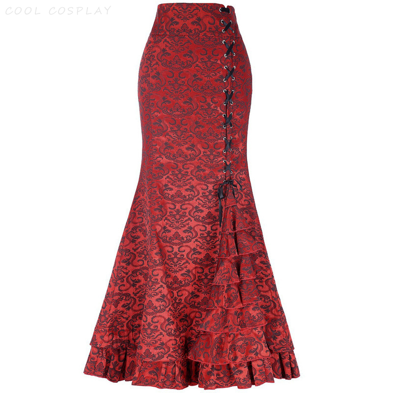 Jupes longues femmes Punk queu - Vintage Fashion Ai avis et prix