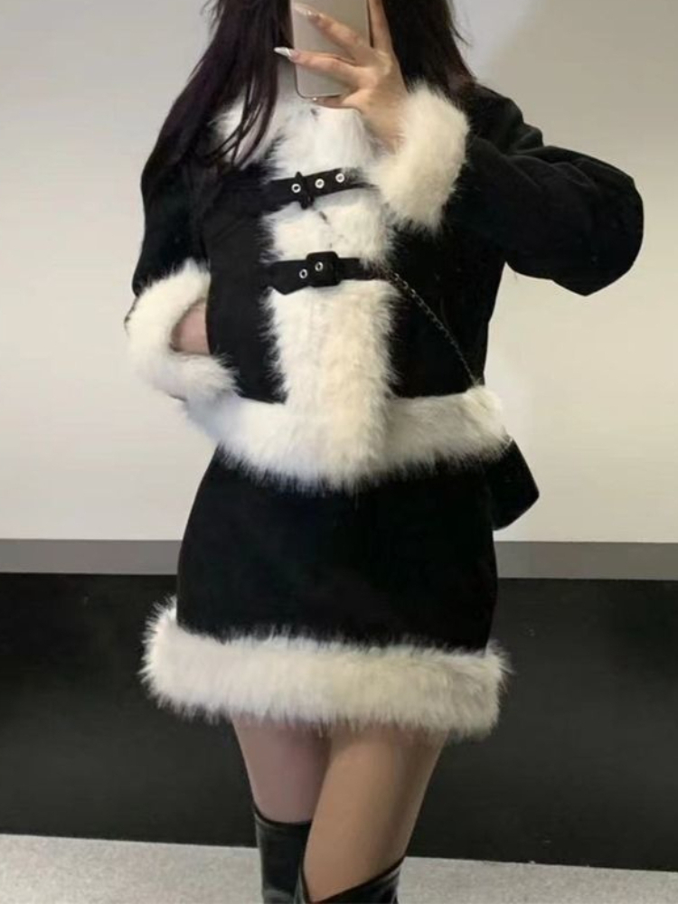 Ensemble chaud de Style coréen - Vintage Fashion Ai avis et prix
