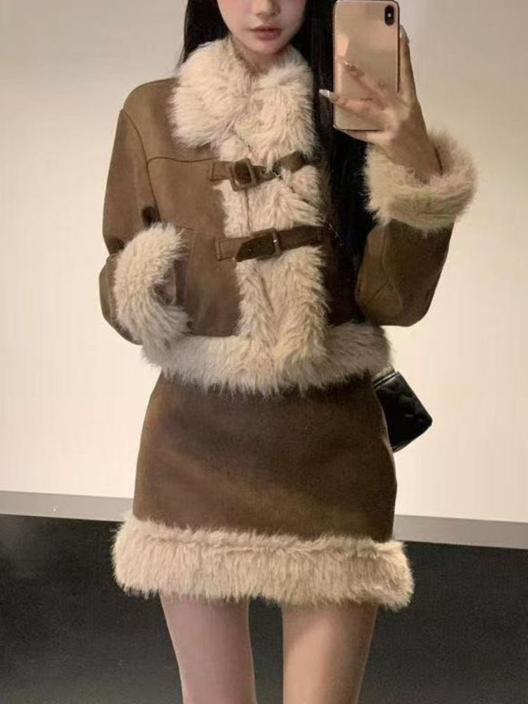 Ensemble chaud de Style coréen - Vintage Fashion Ai avis et prix