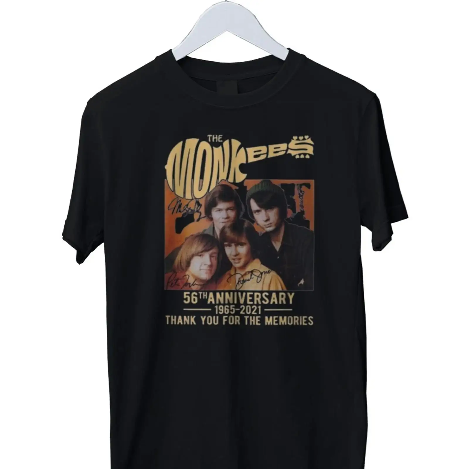 T-shirt The Monkees Guitar 56t - Vintage Fashion Herren avis et prix