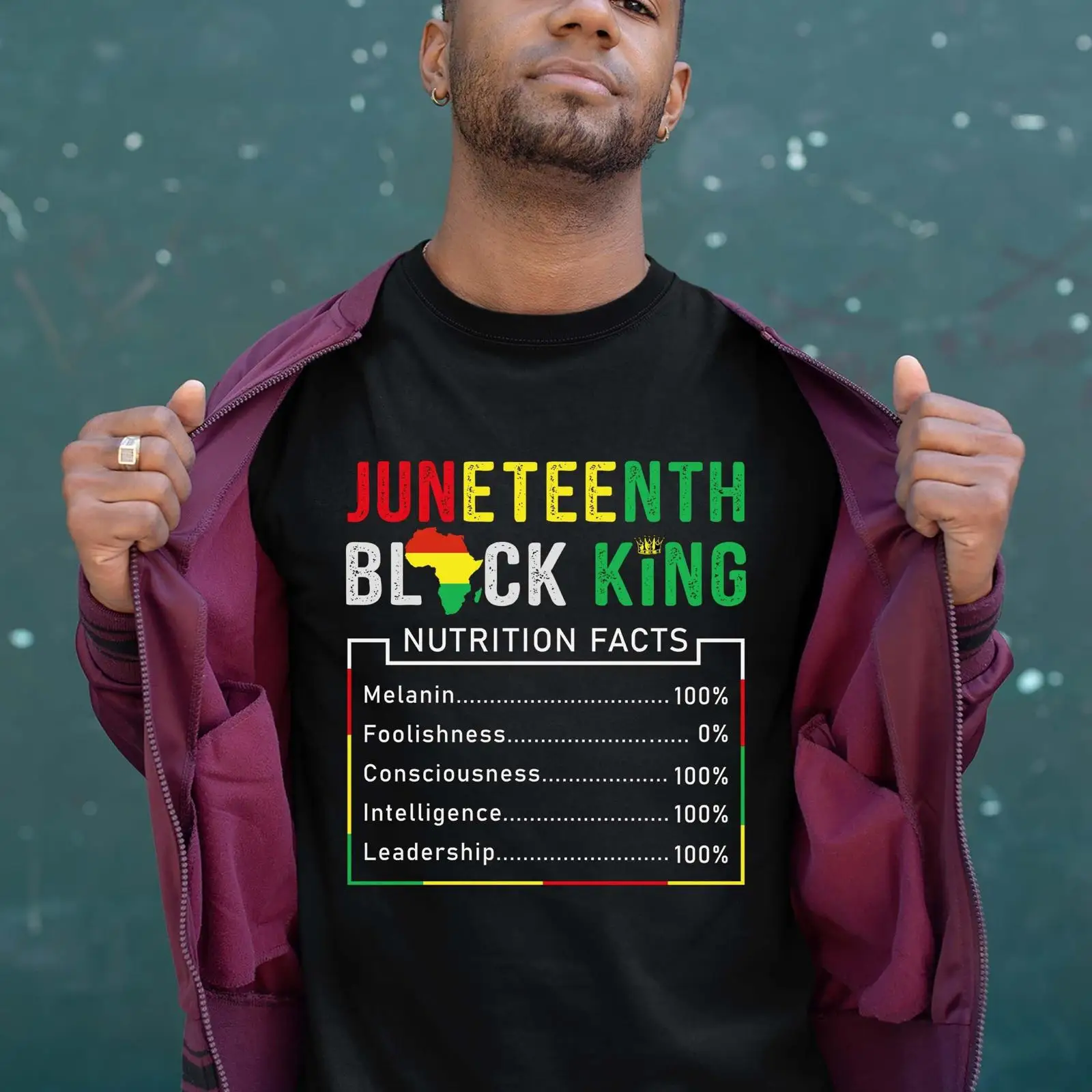T-shirt Juneteenth Black King  - Vintage Fashion History avis et prix