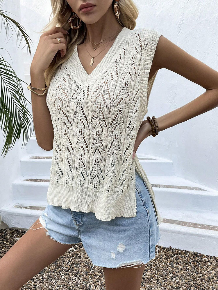 Débardeur en crochet beige pou - Crochet Top Boho avis et prix