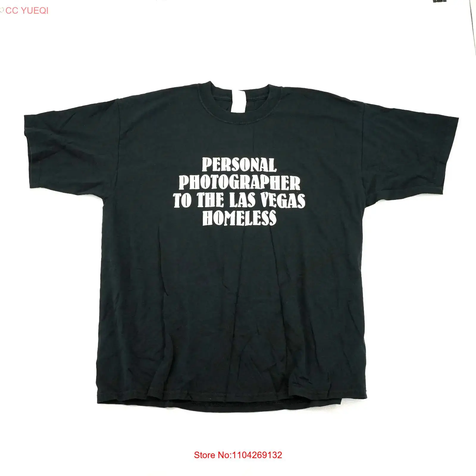 T-shirt noir « Personal Photog - Vintage Vegas Fashion avis et prix