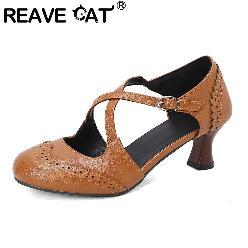 REAVE AY-Escarpins Vintage à T - Vintage Fashion Online avis et prix