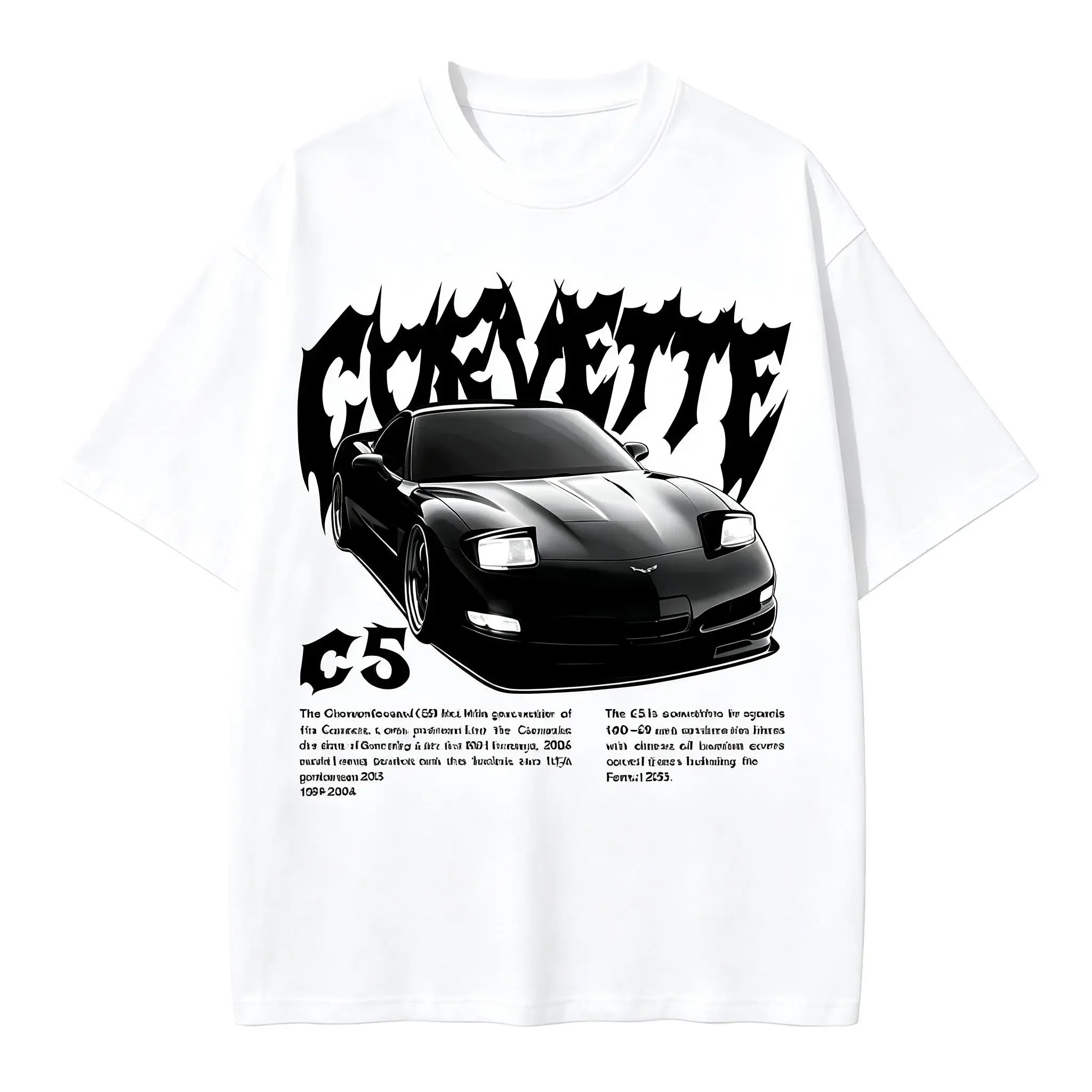 T-shirt Corvette C5, T-shirt g - Vintage Vegas Fashion avis et prix