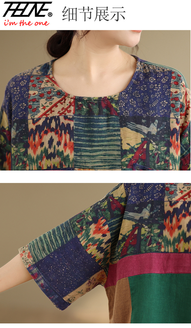 THHONE Blouse Femme Grande Tai - Vintage Fashion Plus Size avis et prix