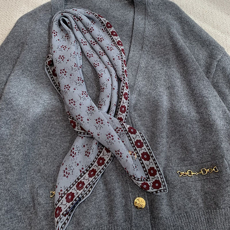 Foulard bandana 100% soie, imp - Vintage Fashion Rings For Women avis et prix