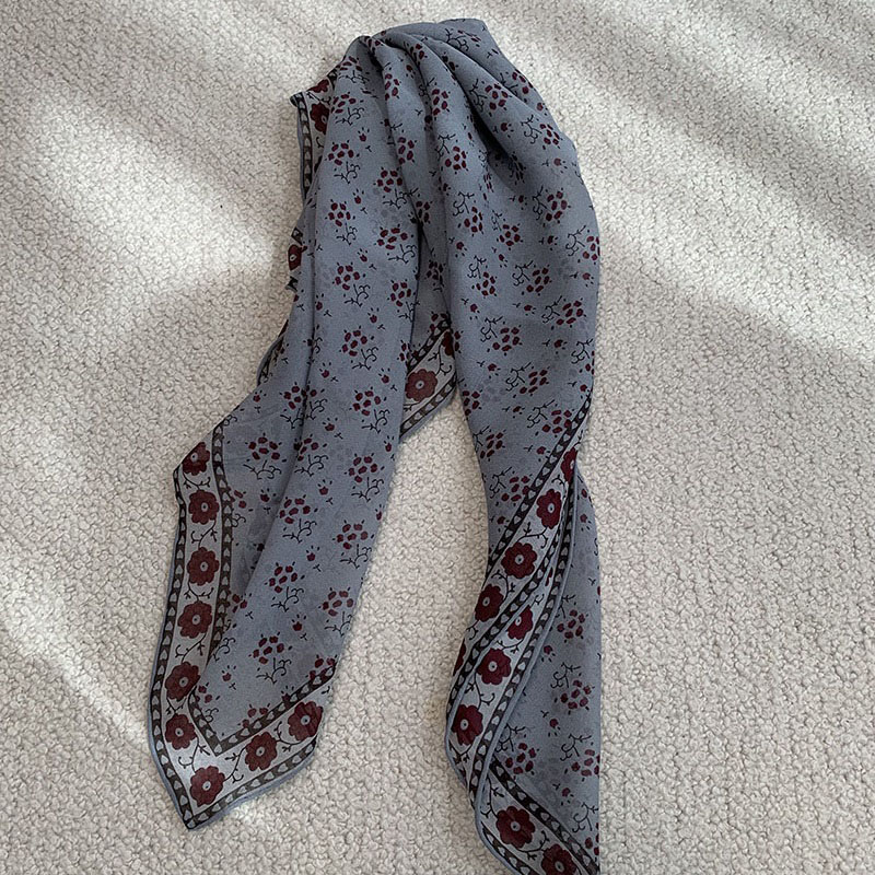 Foulard bandana 100% soie, imp - Vintage Fashion Rings For Women avis et prix