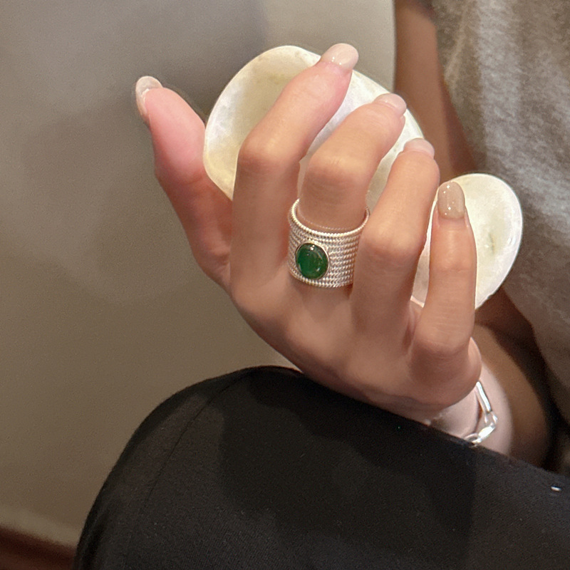 Bague en argent regardé S925 a - Vintage Fashion Rings For Women avis et prix