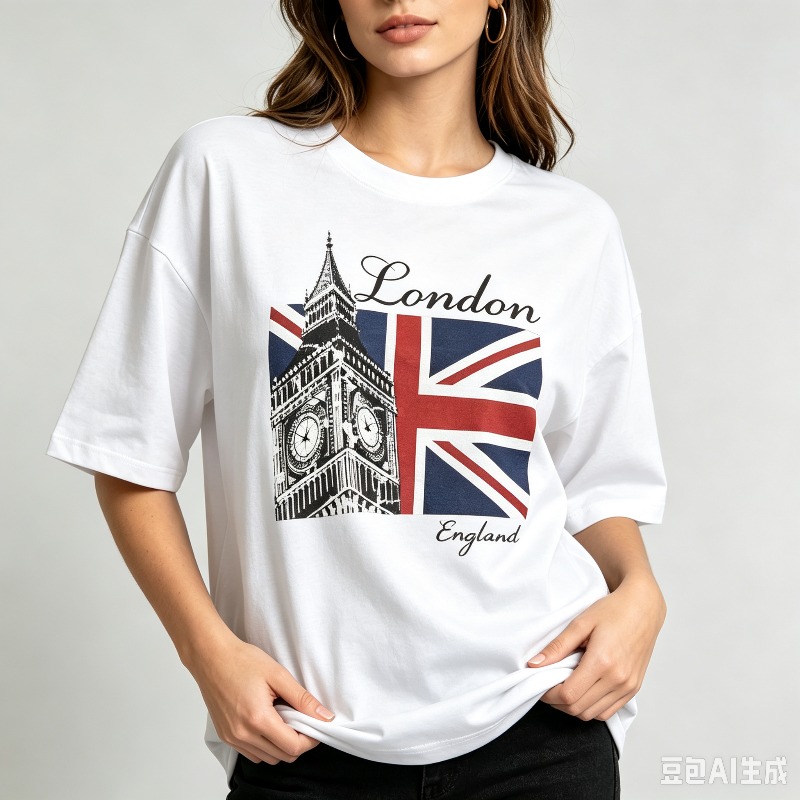 T-shirt imprimé sur le devant  - Vintage Fashion London avis et prix