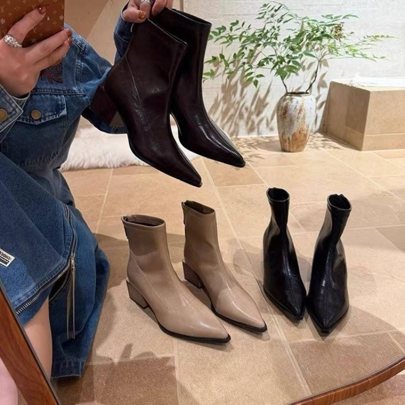 Bottines pour femmes à bout po - Vintage Fashion Online avis et prix