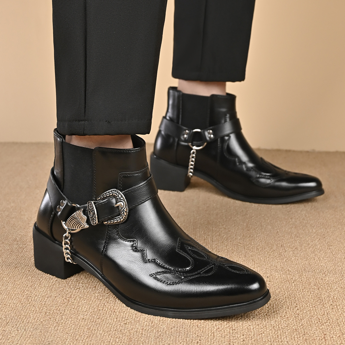 Bottes de cowboy vintage en cu - Vintage Fashion Online avis et prix