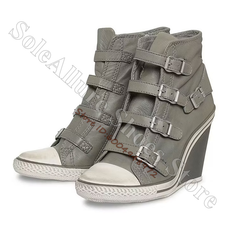 Baskets compensées montantes g - Vintage Zipper avis et prix